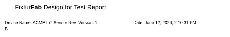 DFT Report Summary