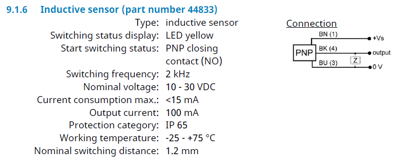 Inductive Switch Datasheet