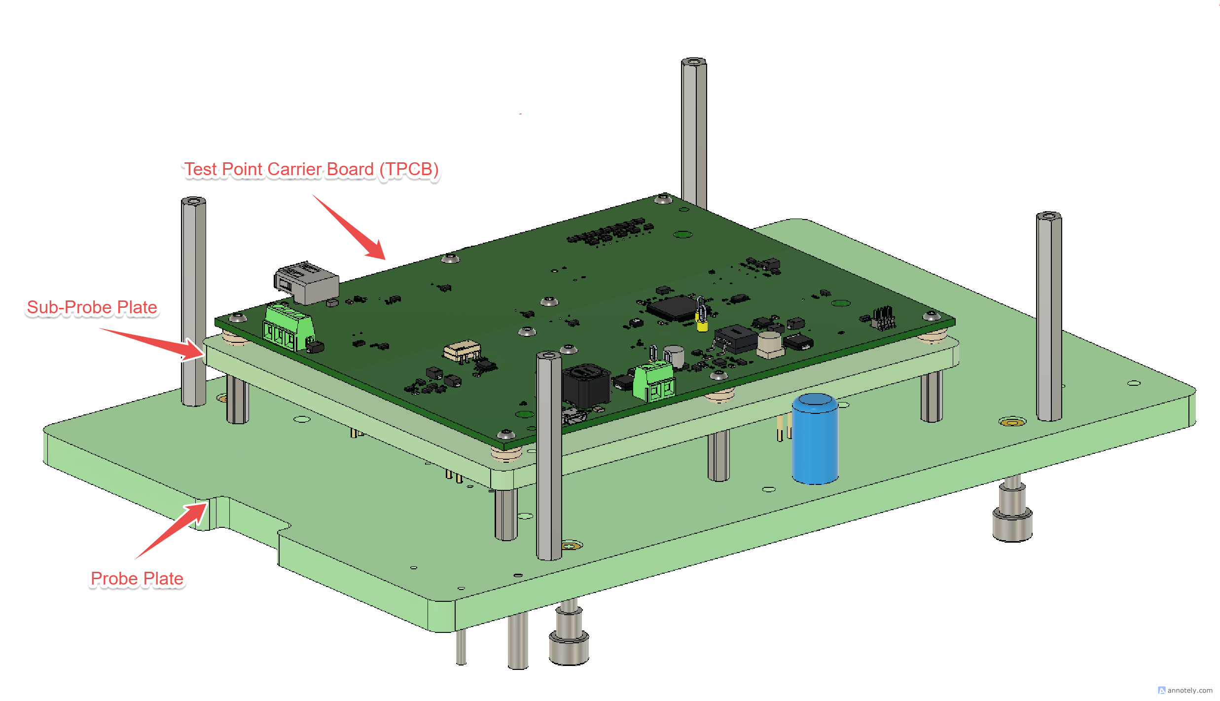 Sub-Probe Plate