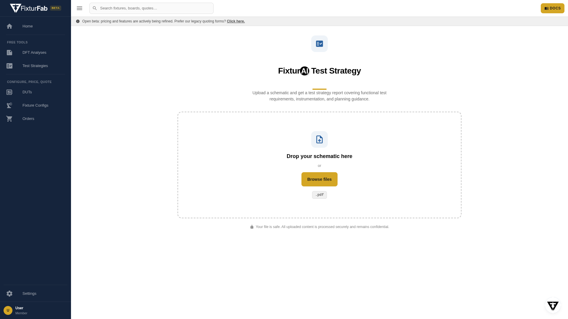 Upload a schematic